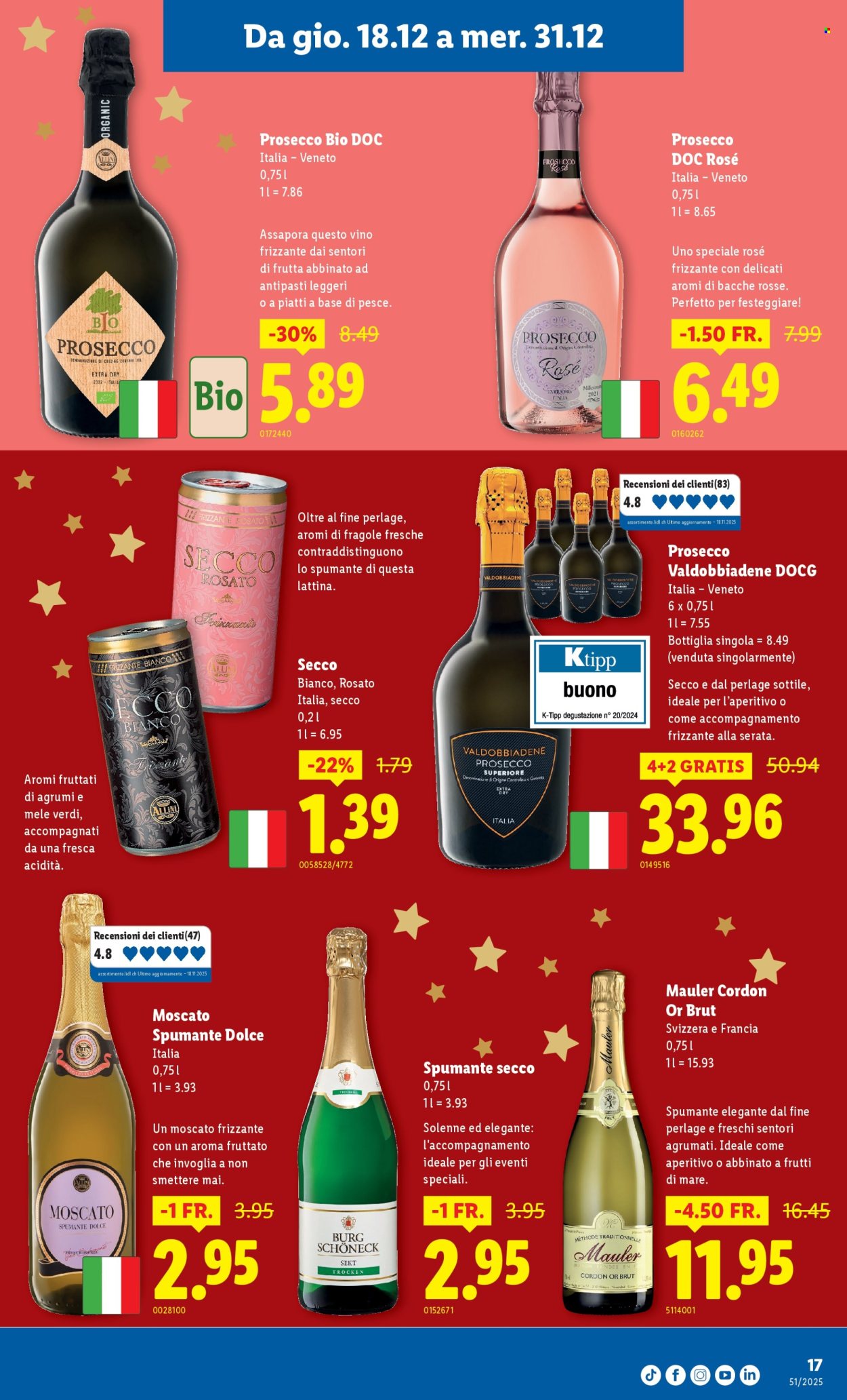 Volantino Lidl - 18.12.2025 - 24.12.2025. Pagina 17. Pagina 17