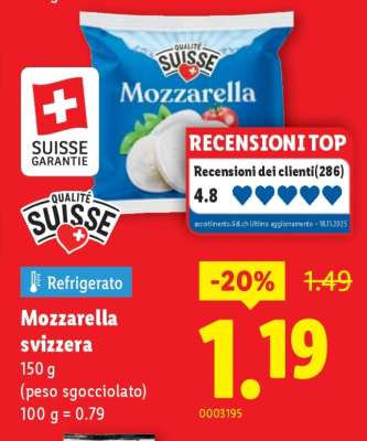 Mozzarella svizzera