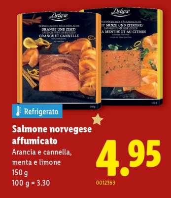 Salmone norvegese affumicato