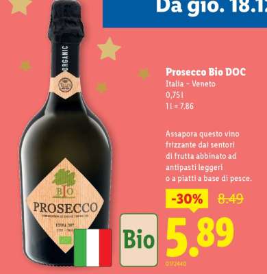 Prosecco bio DOC