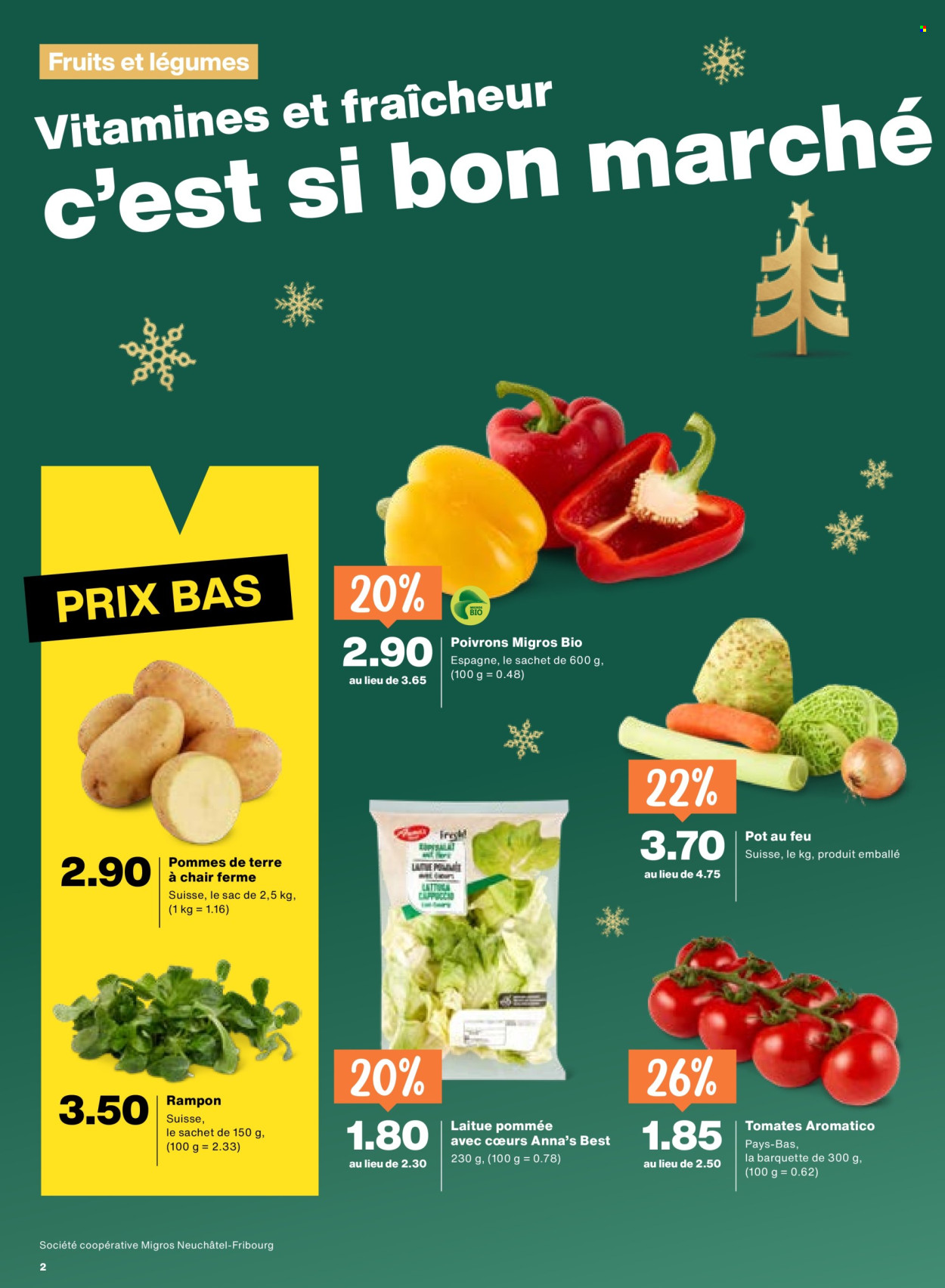 Volantino Migros - 16.12.2025 - 22.12.2025. Pagina 2. Pagina 2