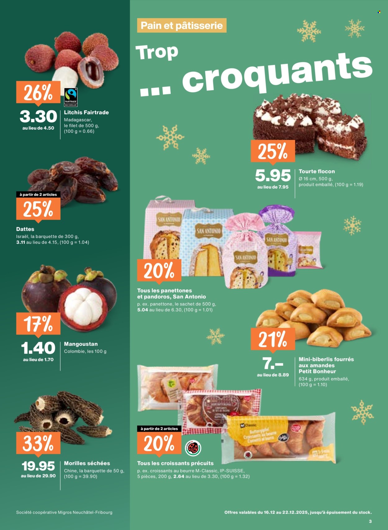 Volantino Migros - 16.12.2025 - 22.12.2025. Pagina 3. Pagina 3