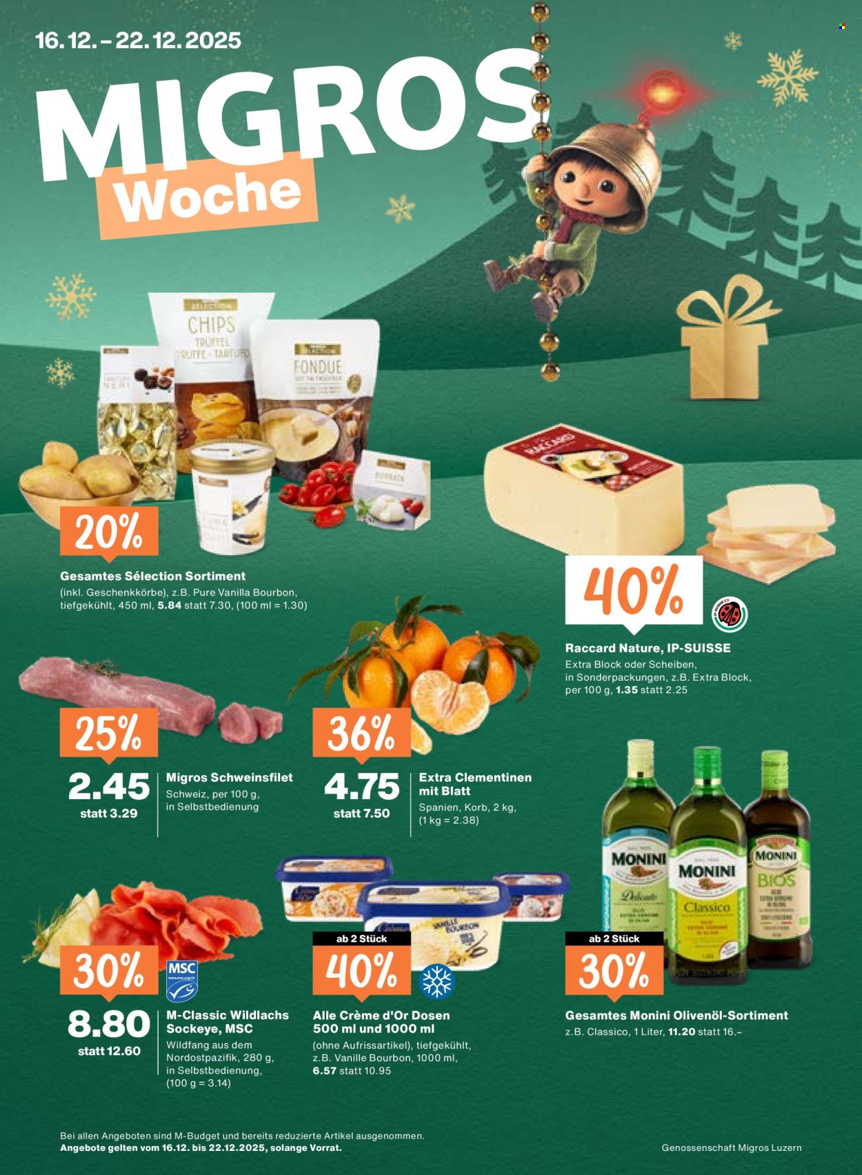 Volantino Migros - 16.12.2025 - 22.12.2025. Pagina 1. Pagina 1
