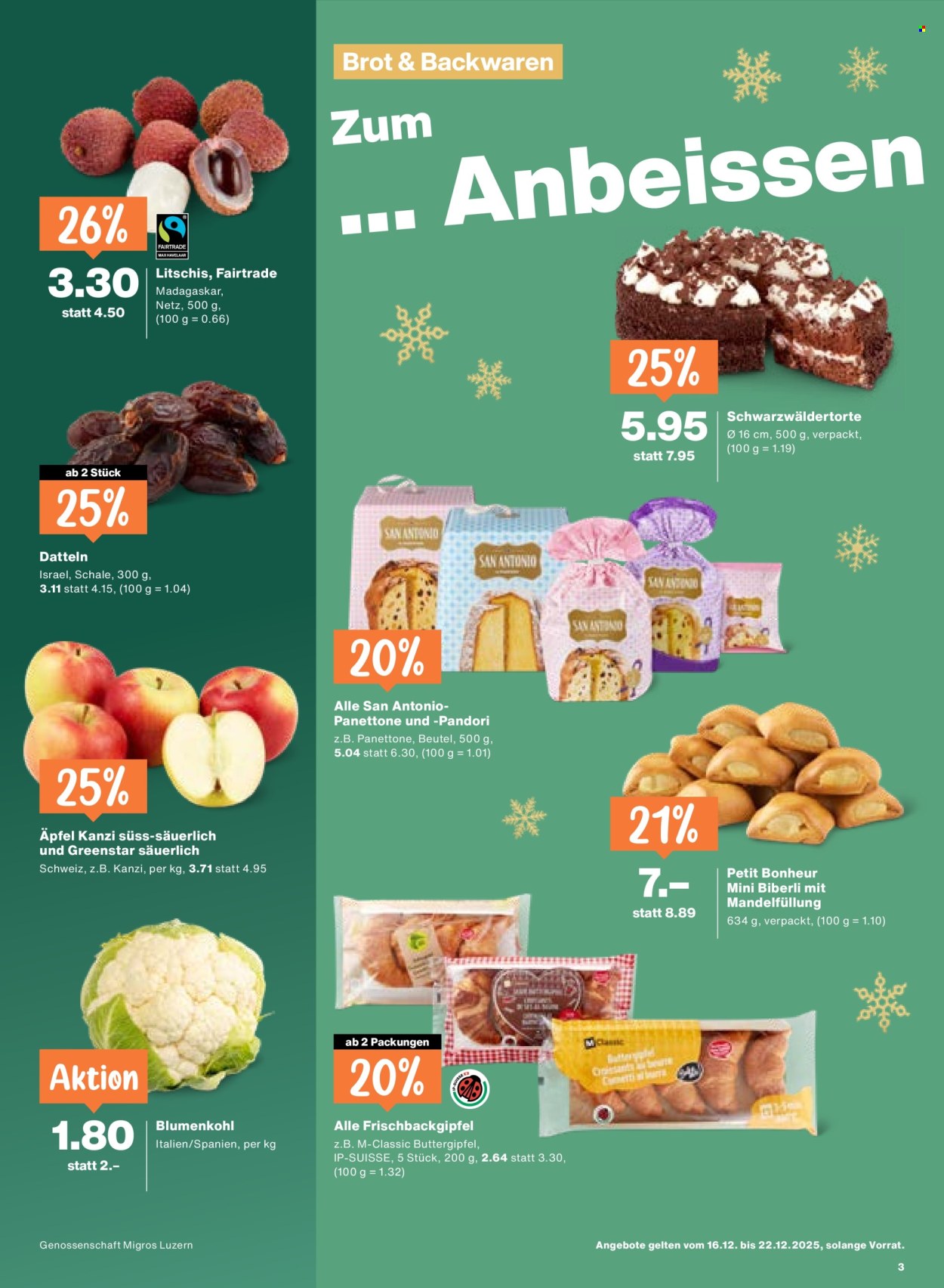 Volantino Migros - 16.12.2025 - 22.12.2025. Pagina 3. Pagina 3