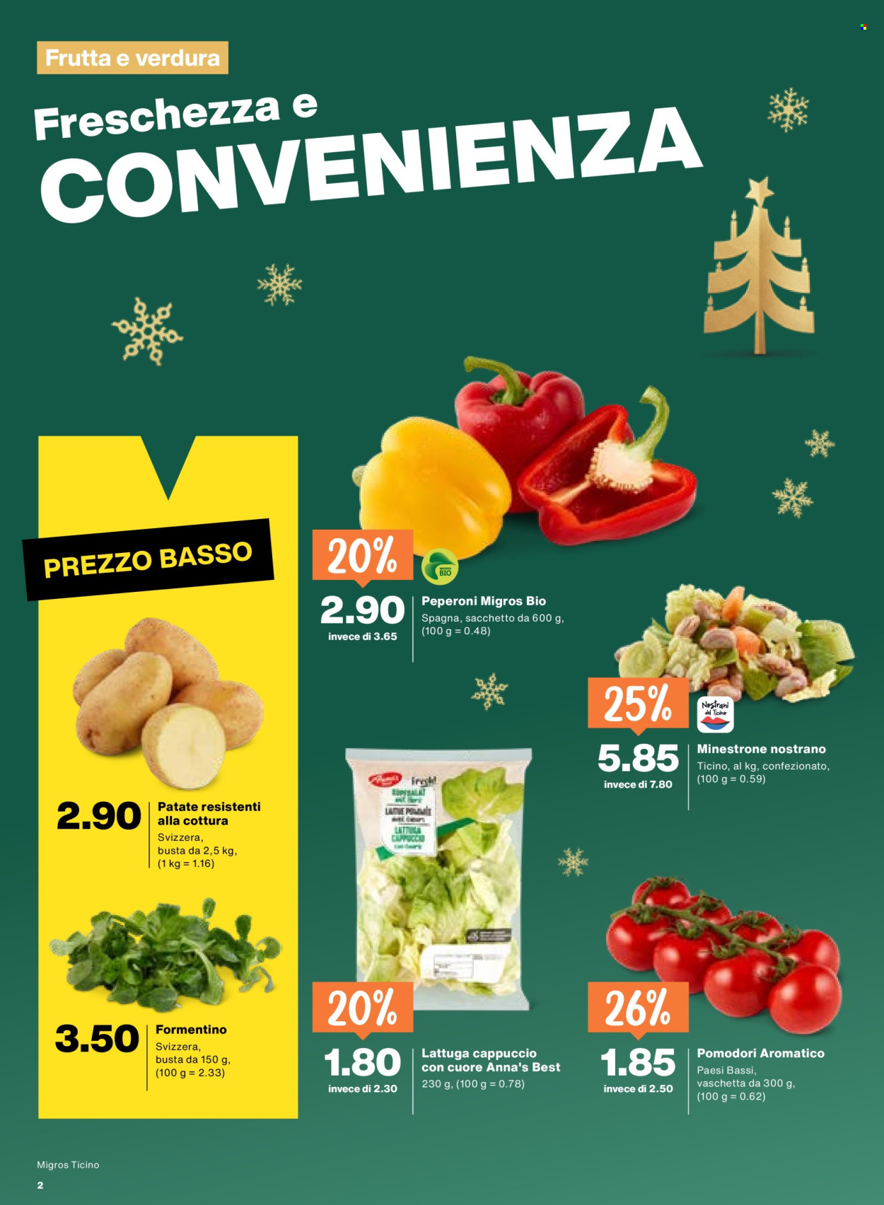 Volantino Migros - 16.12.2025 - 22.12.2025. Pagina 2. Pagina 2