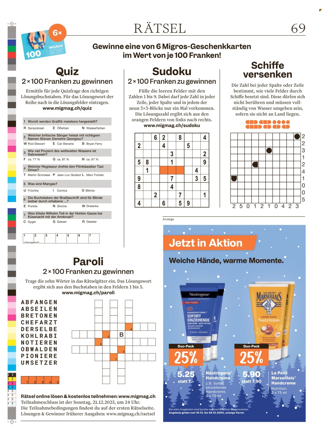 Volantino Migros - 16.12.2025 - 22.12.2025. Pagina 69. Pagina 69