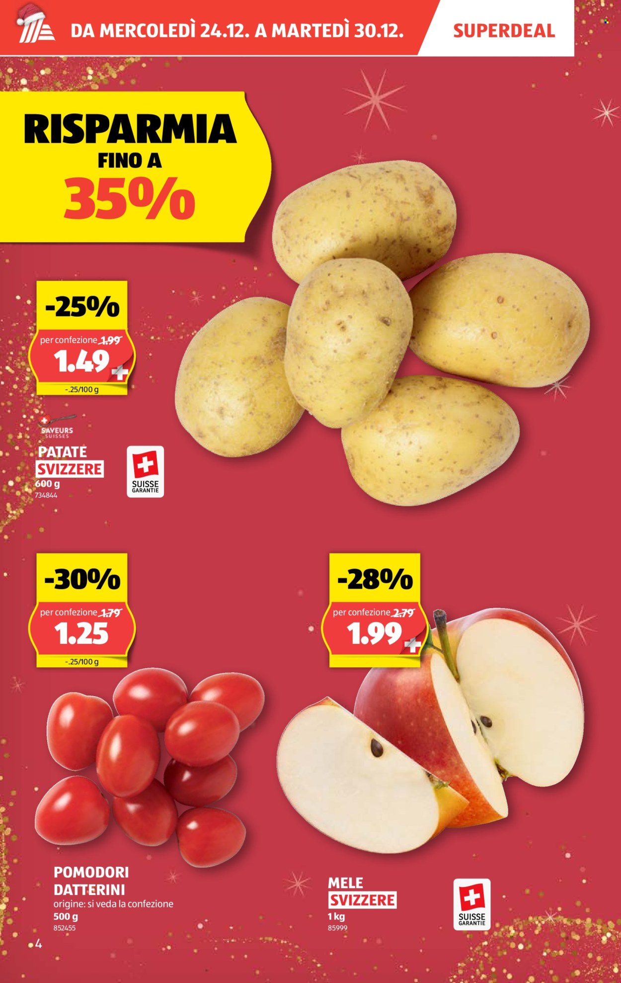 Volantino Aldi - 24.12.2025 - 30.12.2025. Pagina 4. Pagina 4