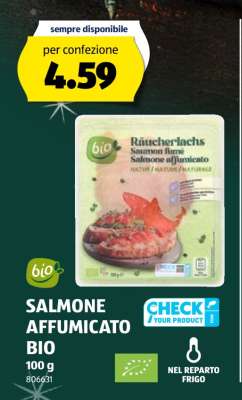 Salmone affumicato bio