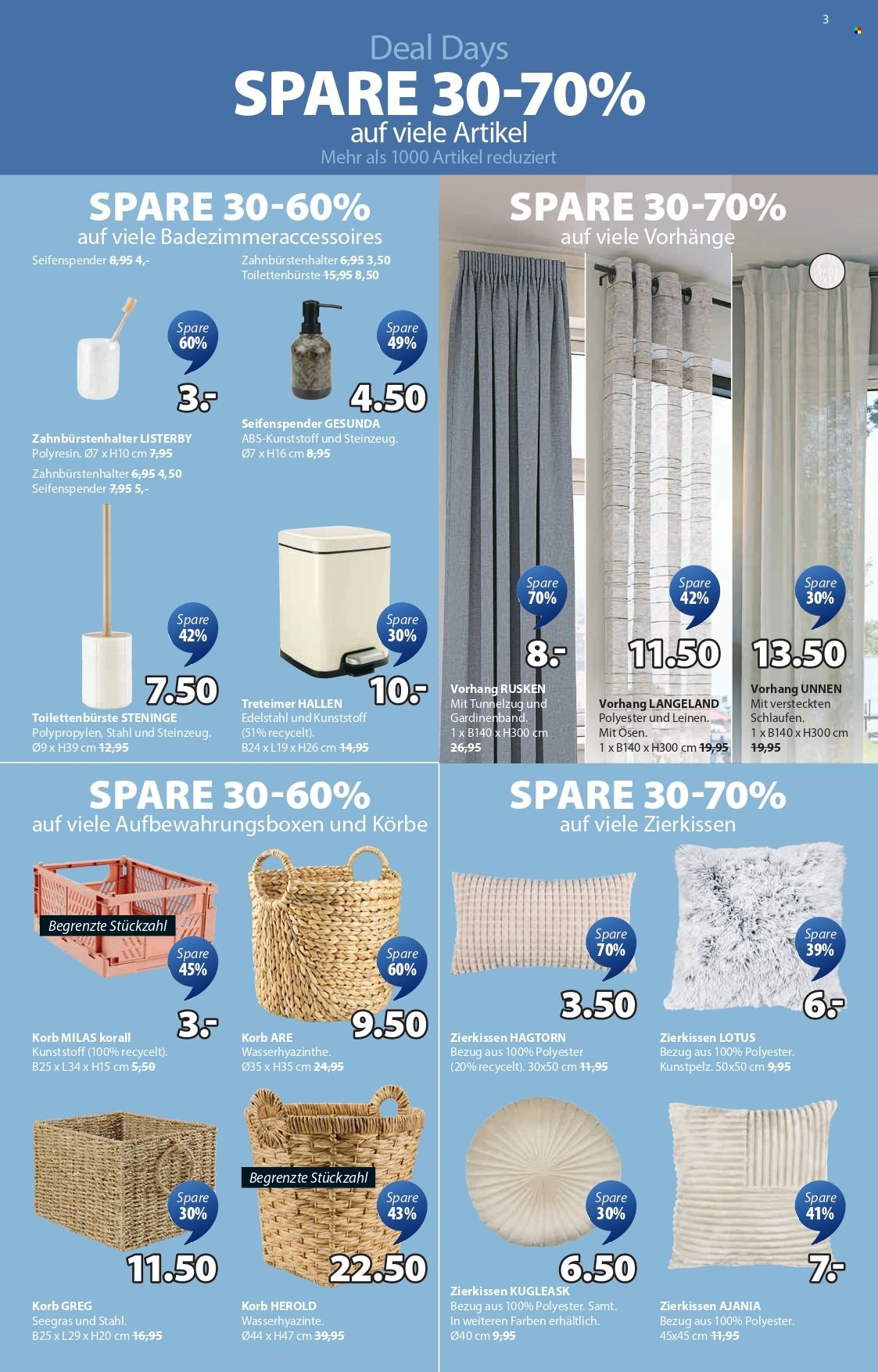 Volantino JYSK - 23.12.2025 - 5.1.2026. Pagina 3. Pagina 3