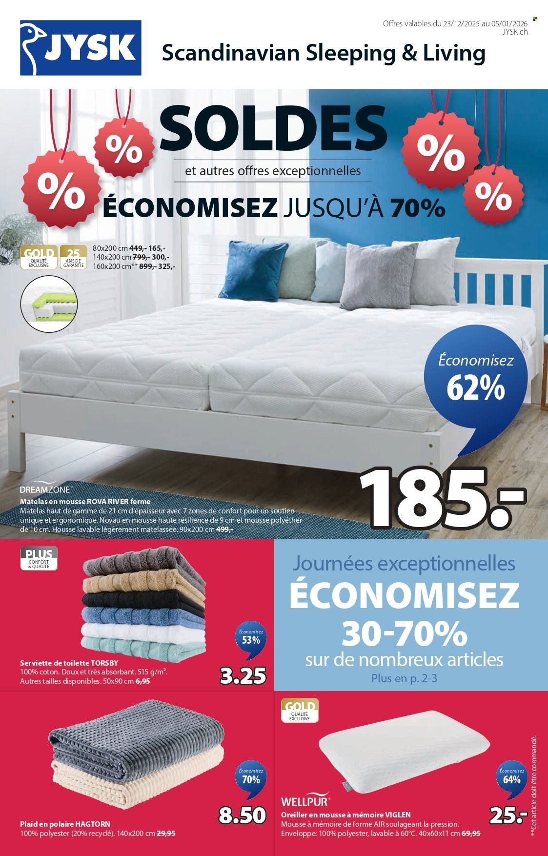 Volantino JYSK - 23.12.2025 - 5.1.2026. Pagina 1. Pagina 1