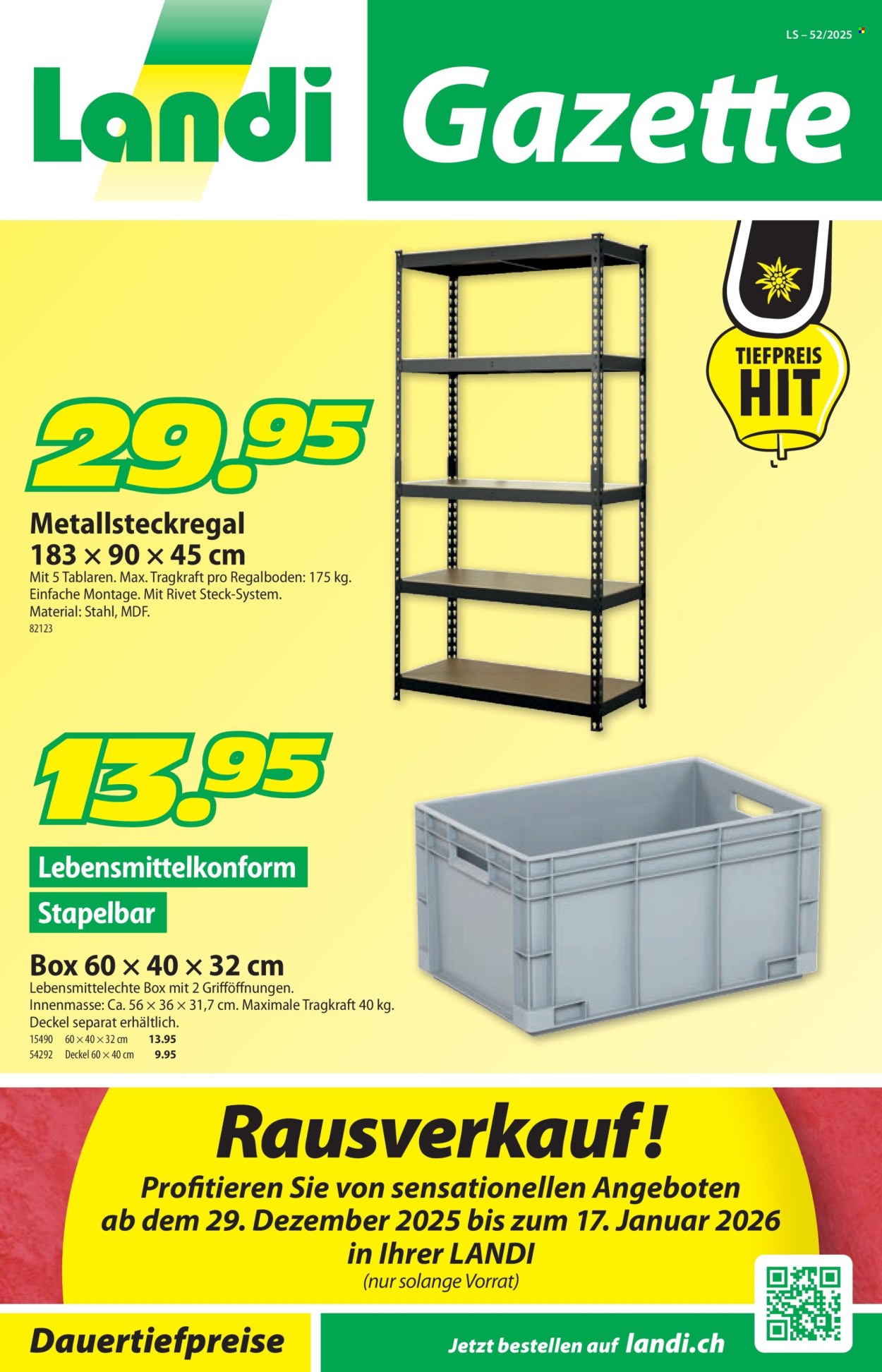 Volantino Landi - 22.12.2025 - 4.1.2026. Pagina 1. Pagina 1