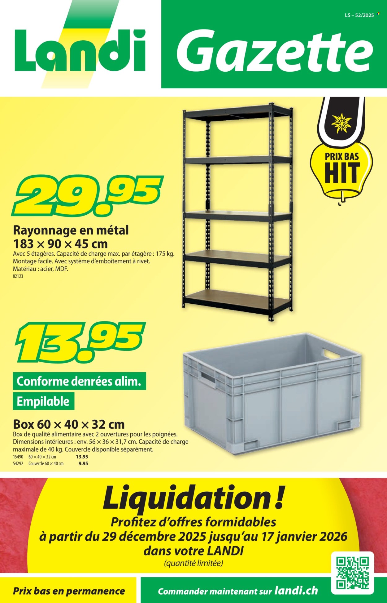 Volantino Landi - 22.12.2025 - 4.1.2026. Pagina 1. Pagina 1