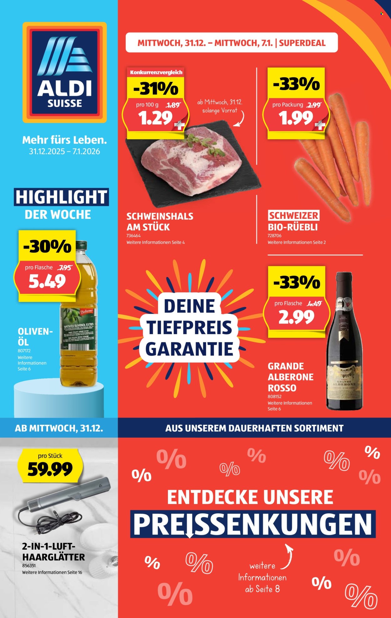 Volantino Aldi - 31.12.2025 - 7.1.2026. Pagina 1. Pagina 1