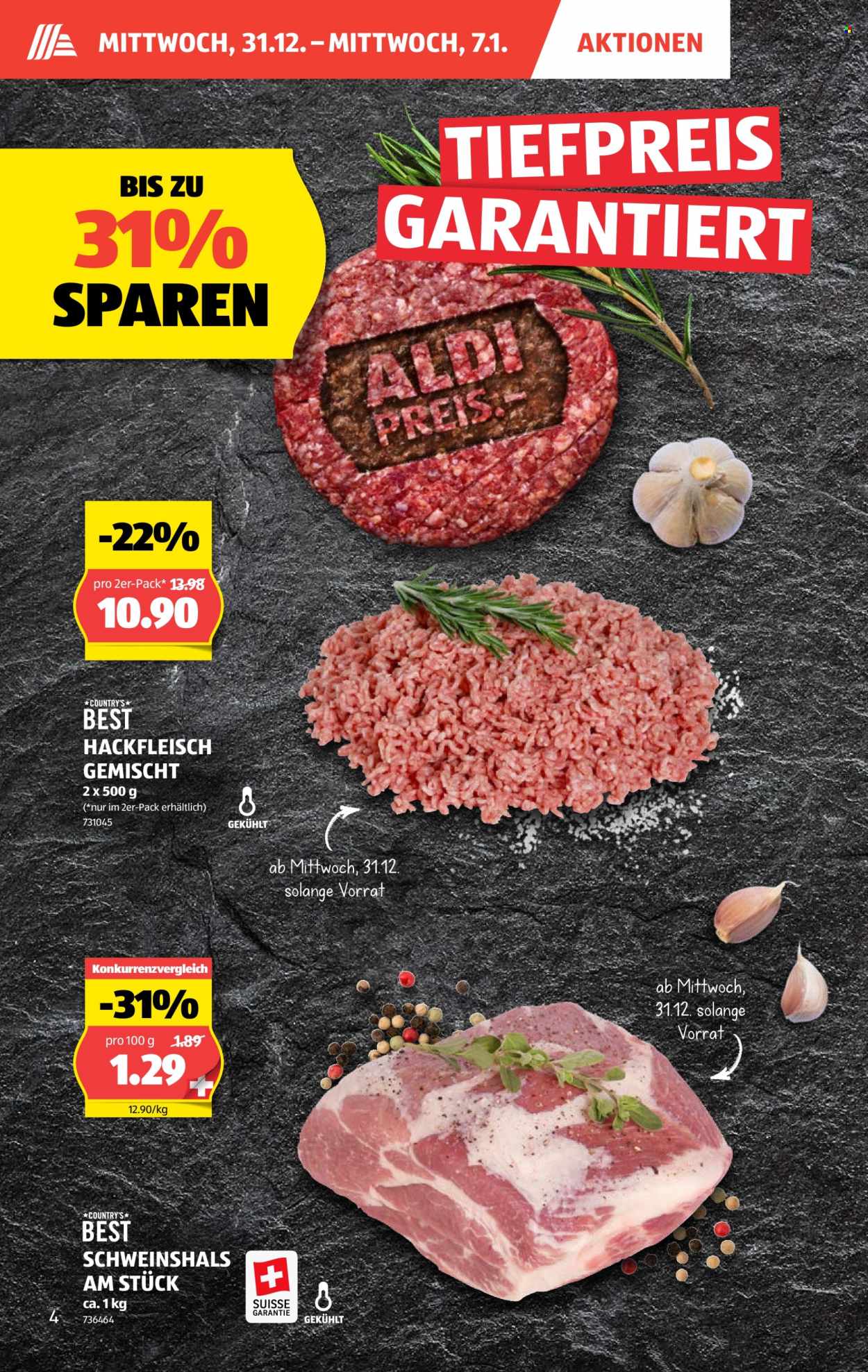Volantino Aldi - 31.12.2025 - 7.1.2026. Pagina 4. Pagina 4