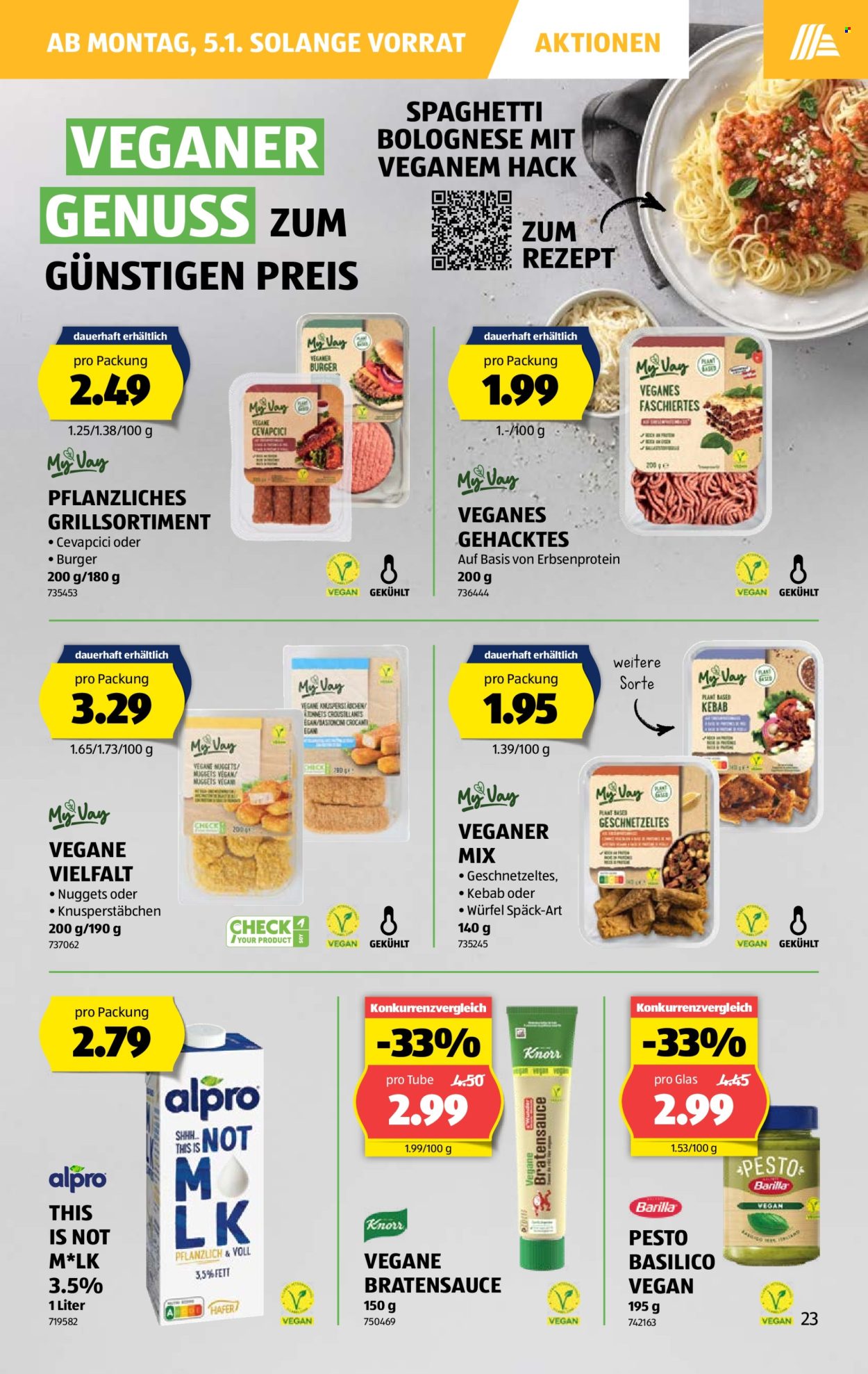 Volantino Aldi - 31.12.2025 - 7.1.2026. Pagina 23. Pagina 23
