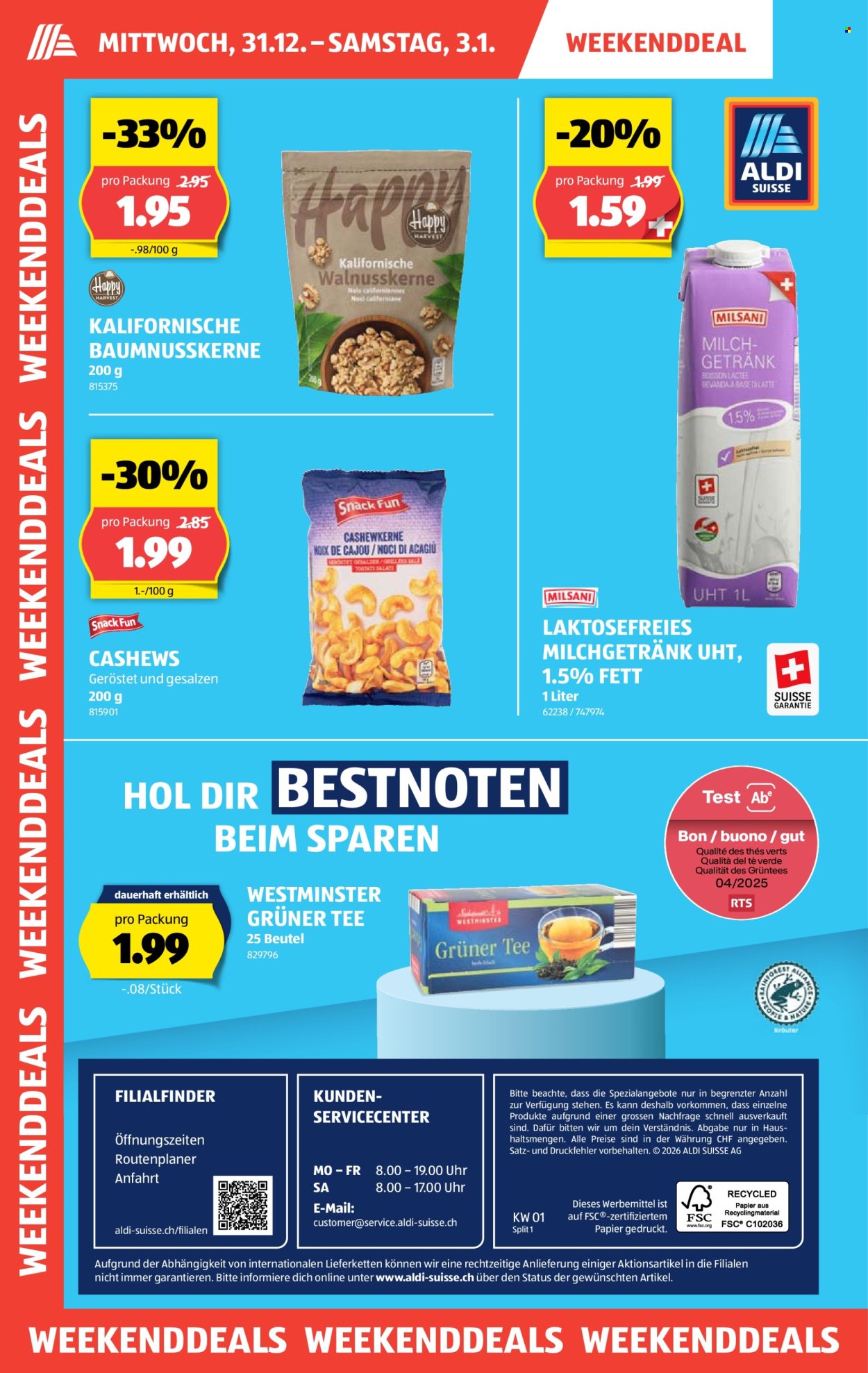 Volantino Aldi - 31.12.2025 - 7.1.2026. Pagina 32. Pagina 32