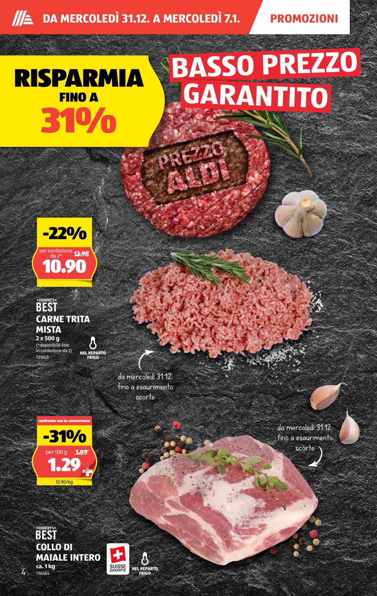 Volantino Aldi - 31.12.2025 - 7.1.2026. Pagina 4. Pagina 4