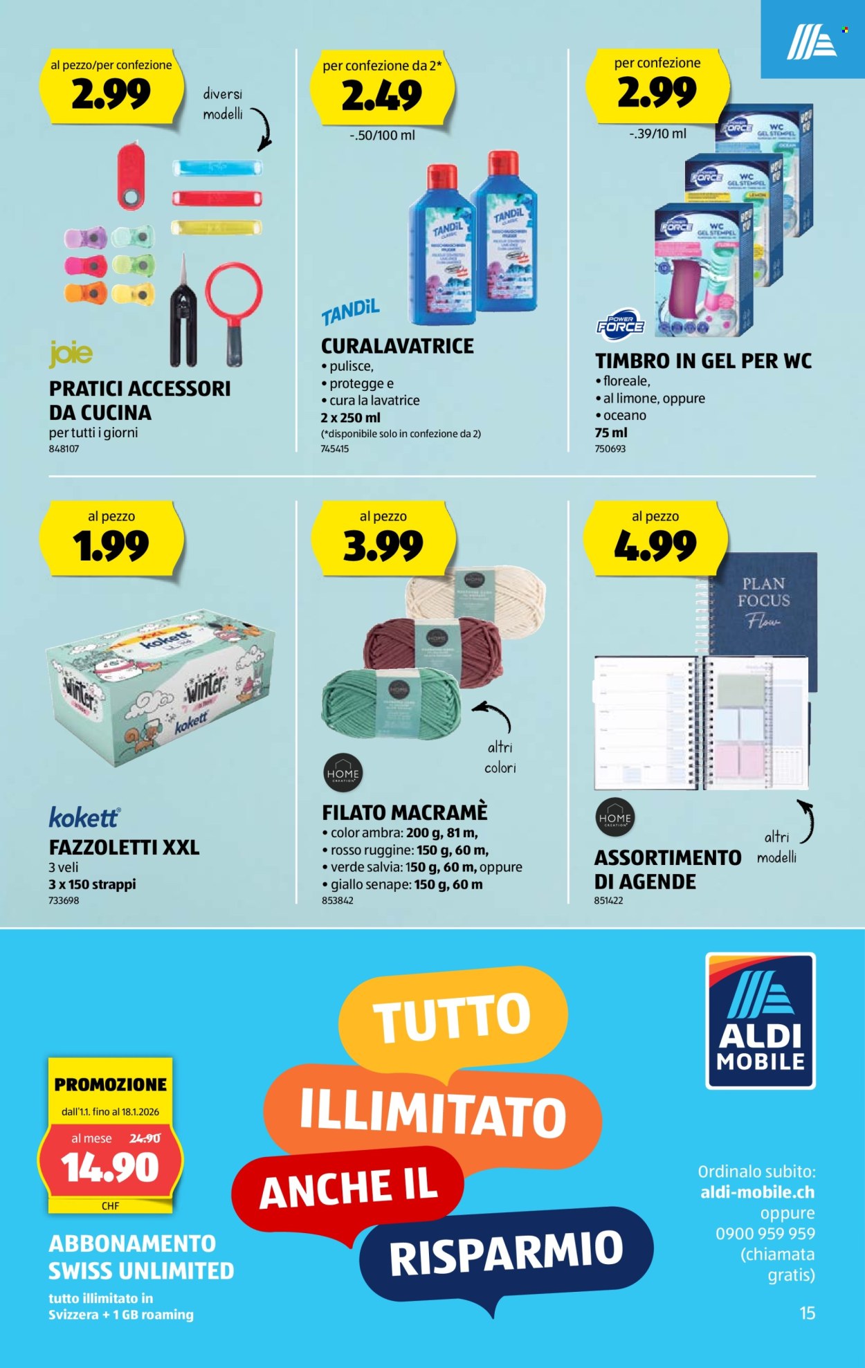 Volantino Aldi - 31.12.2025 - 7.1.2026. Pagina 15. Pagina 15