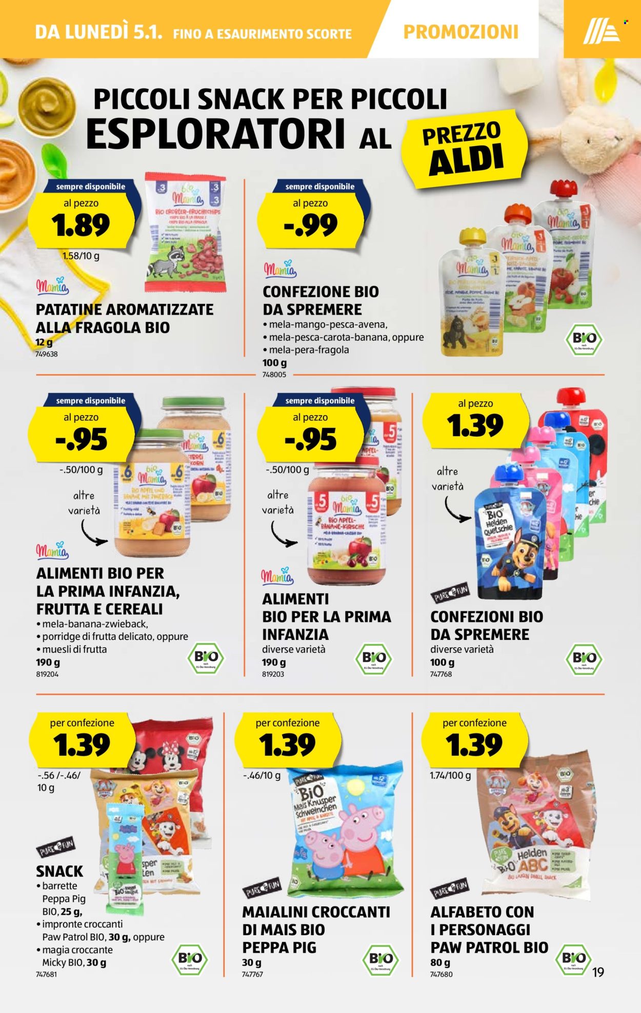 Volantino Aldi - 31.12.2025 - 7.1.2026. Pagina 19. Pagina 19