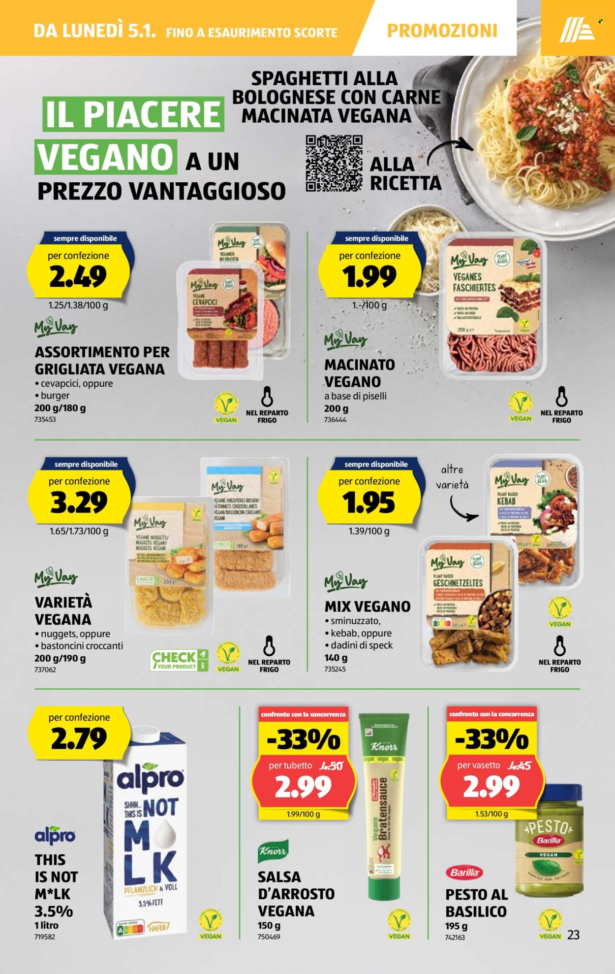 Volantino Aldi - 31.12.2025 - 7.1.2026. Pagina 23. Pagina 23