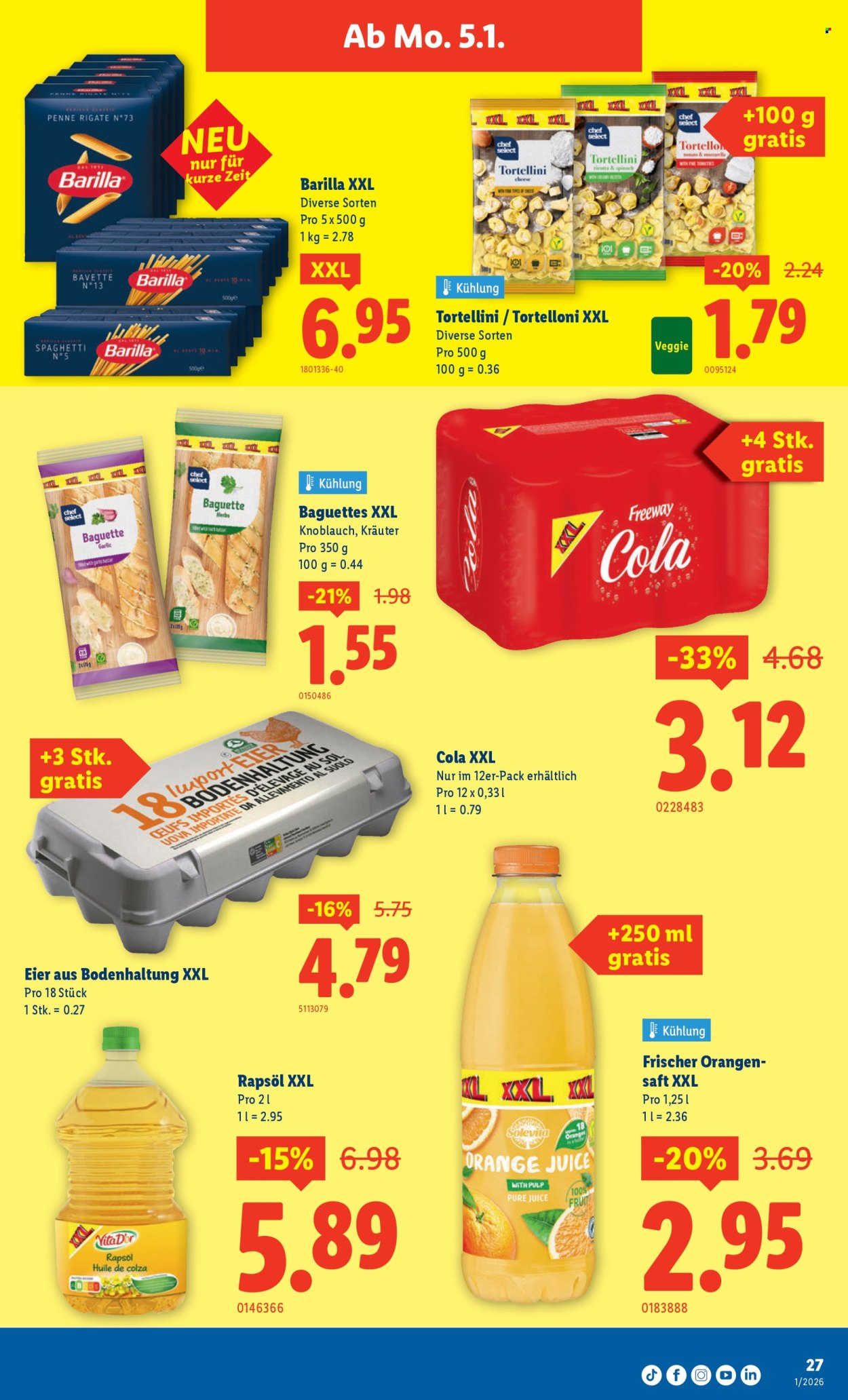 Volantino Lidl - 31.12.2025 - 7.1.2026. Pagina 27. Pagina 27