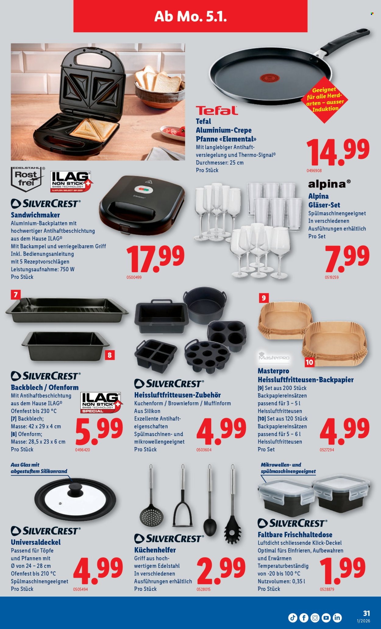 Volantino Lidl - 31.12.2025 - 7.1.2026. Pagina 31. Pagina 31