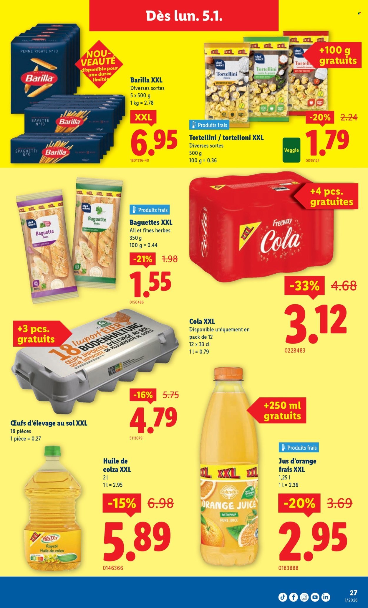 Volantino Lidl - 31.12.2025 - 7.1.2026. Pagina 27. Pagina 27