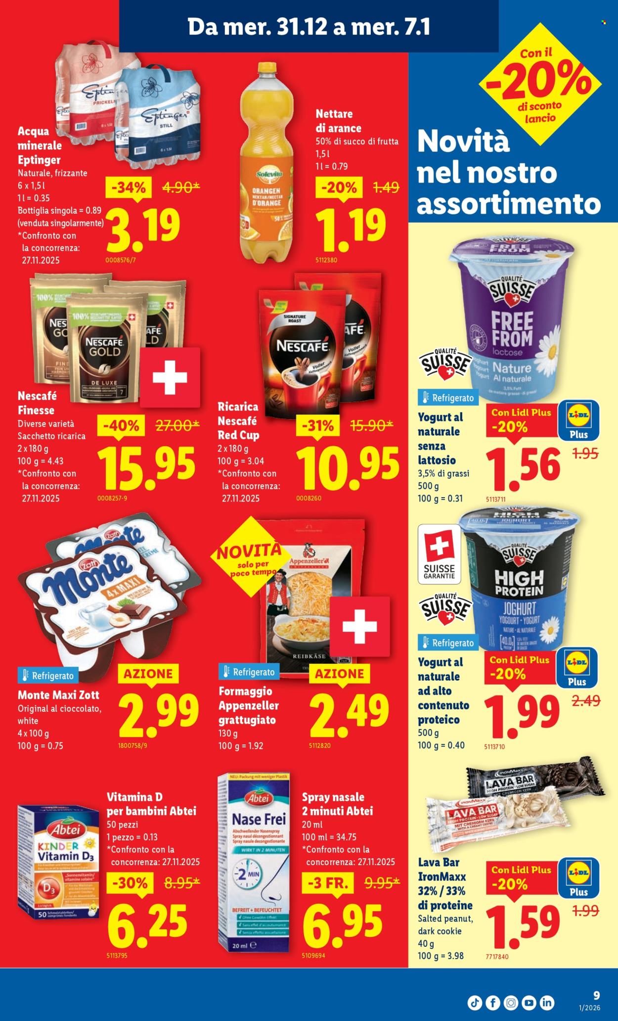 Volantino Lidl - 31.12.2025 - 7.1.2026. Pagina 9. Pagina 9