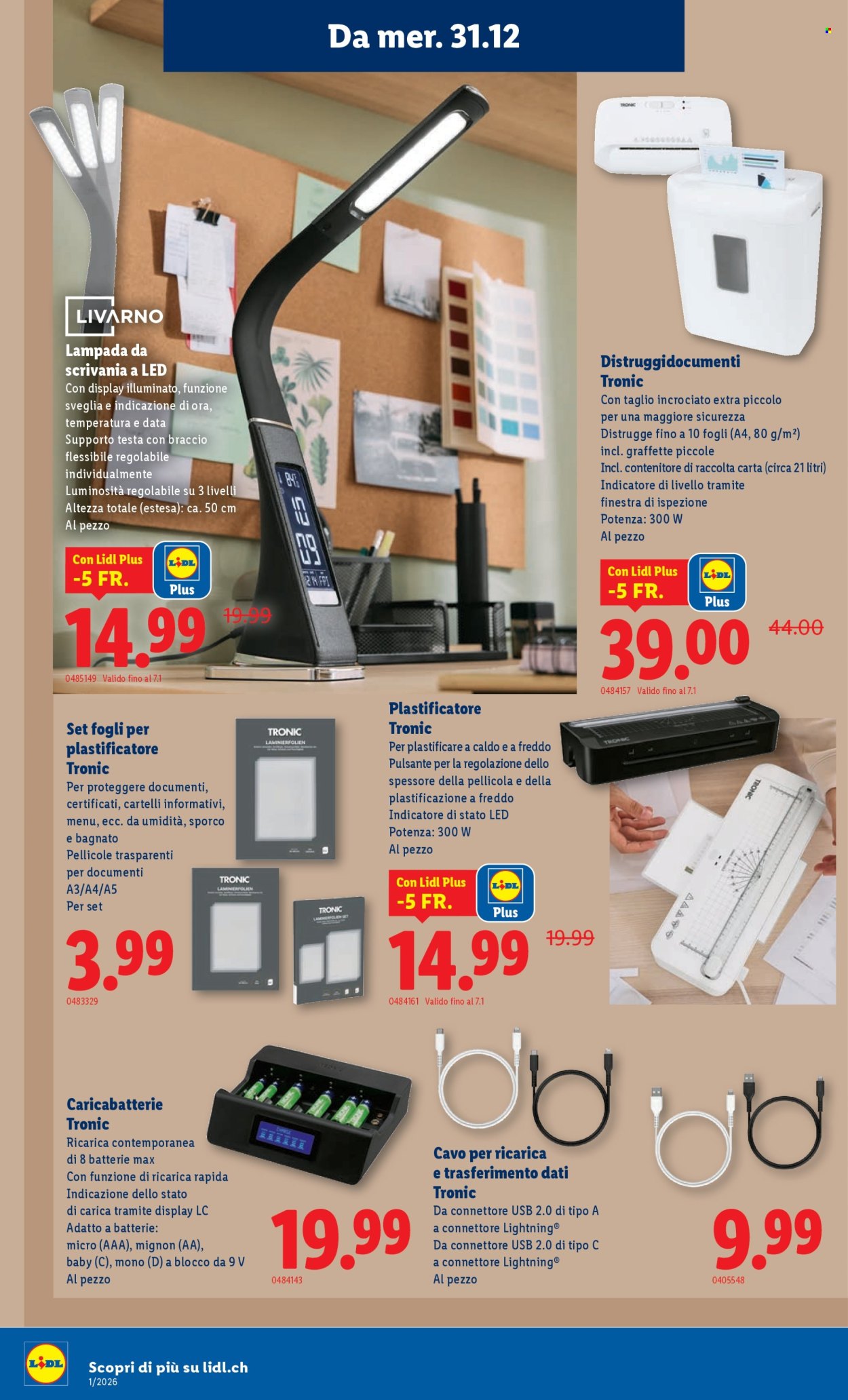 Volantino Lidl - 31.12.2025 - 7.1.2026. Pagina 18. Pagina 18