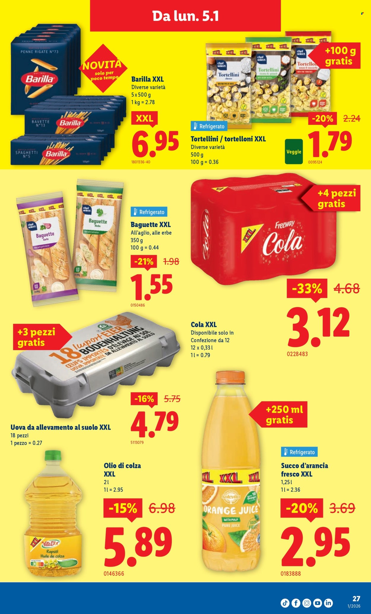 Volantino Lidl - 31.12.2025 - 7.1.2026. Pagina 27. Pagina 27