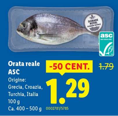 Orata reale ASC