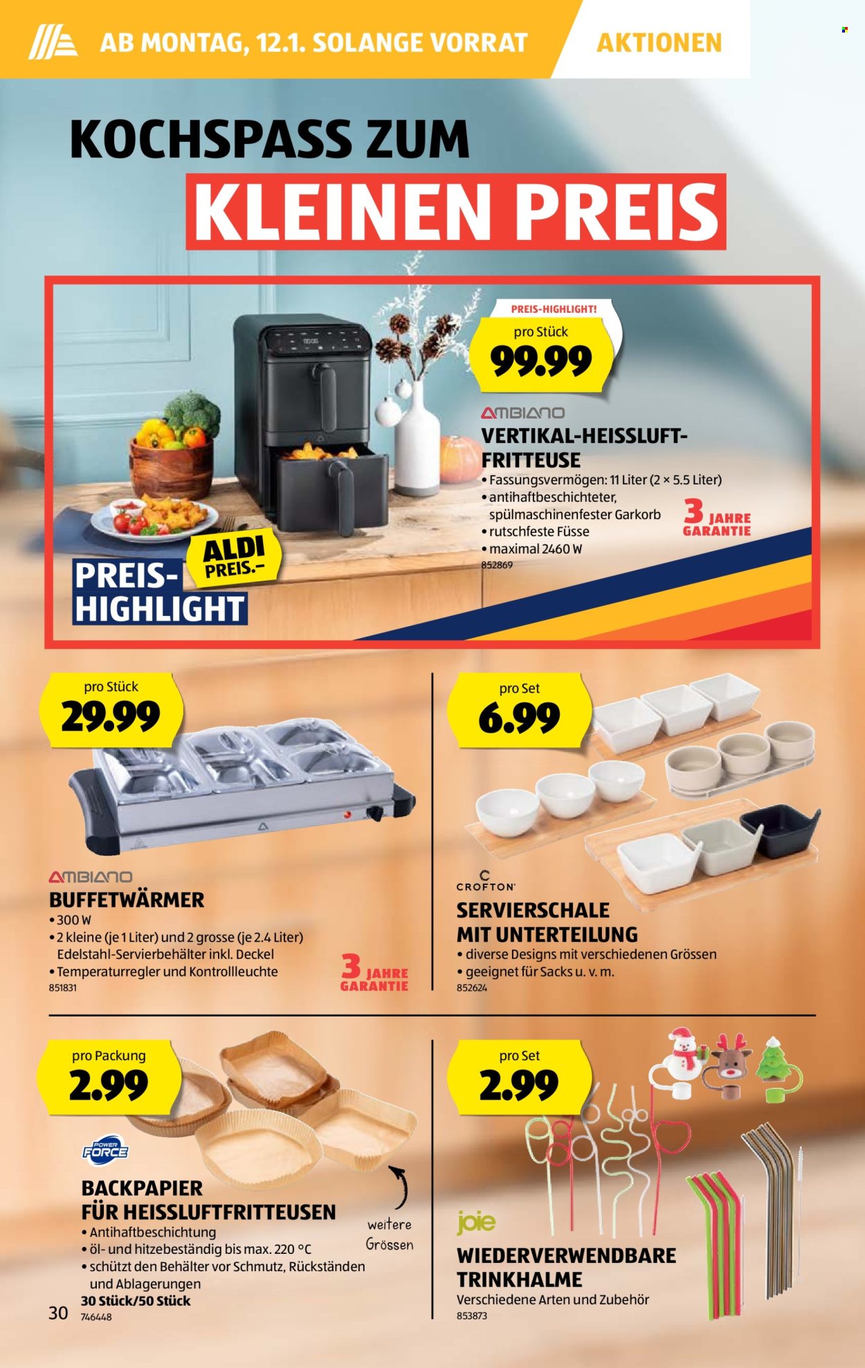 Volantino Aldi - 8.1.2026 - 14.1.2026. Pagina 30. Pagina 30