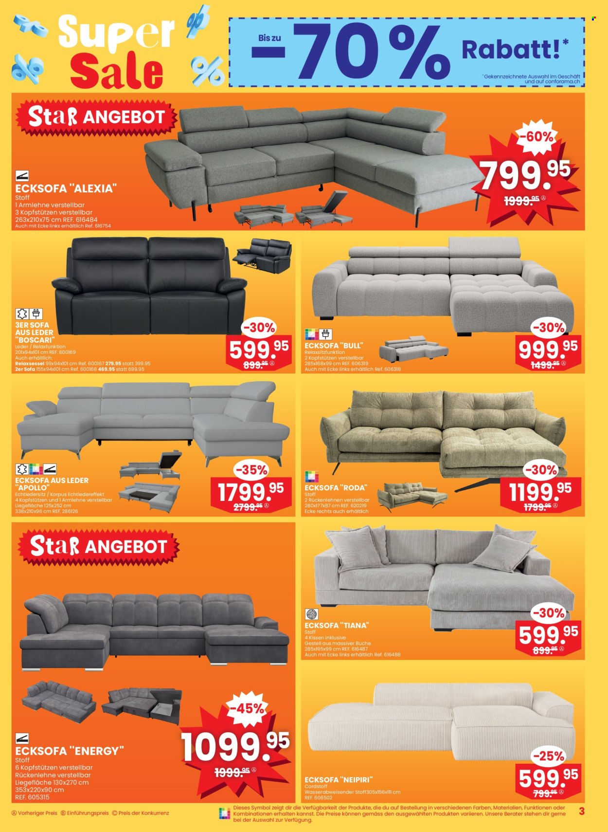 Volantino Conforama - 31.12.2025 - 13.1.2026. Pagina 3. Pagina 3