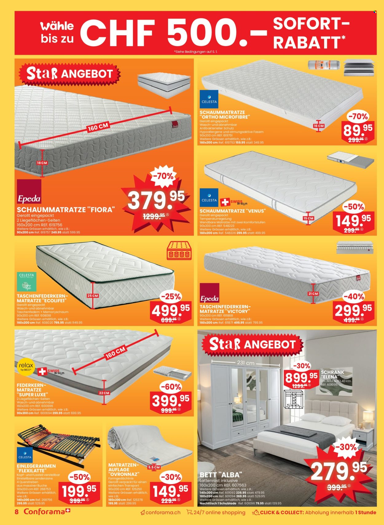 Volantino Conforama - 31.12.2025 - 13.1.2026. Pagina 8. Pagina 8