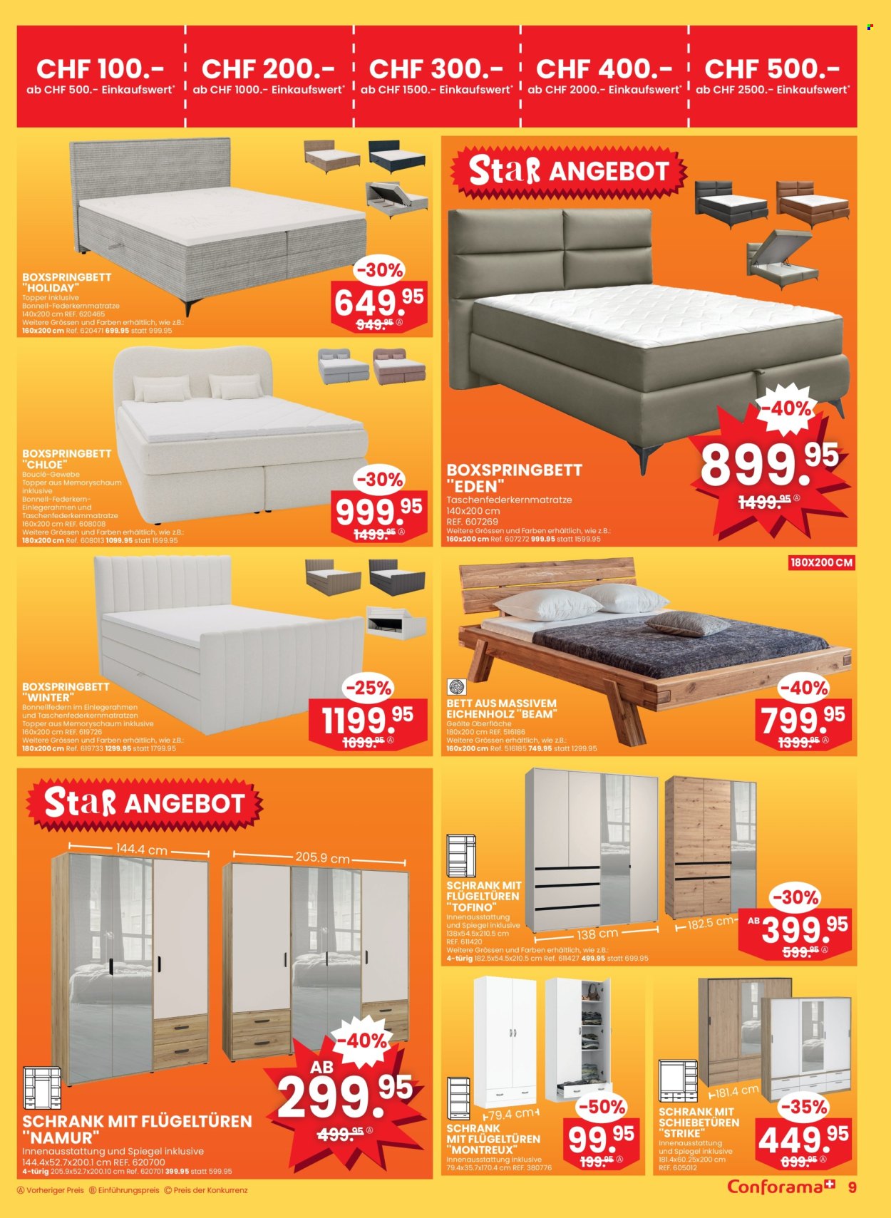 Volantino Conforama - 31.12.2025 - 13.1.2026. Pagina 9. Pagina 9