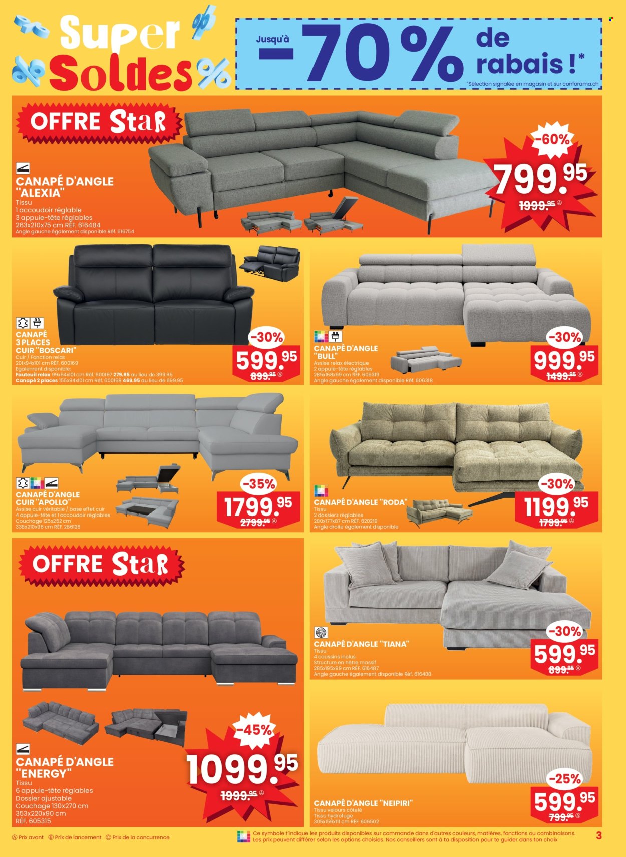 Volantino Conforama - 31.12.2025 - 13.1.2026. Pagina 3. Pagina 3