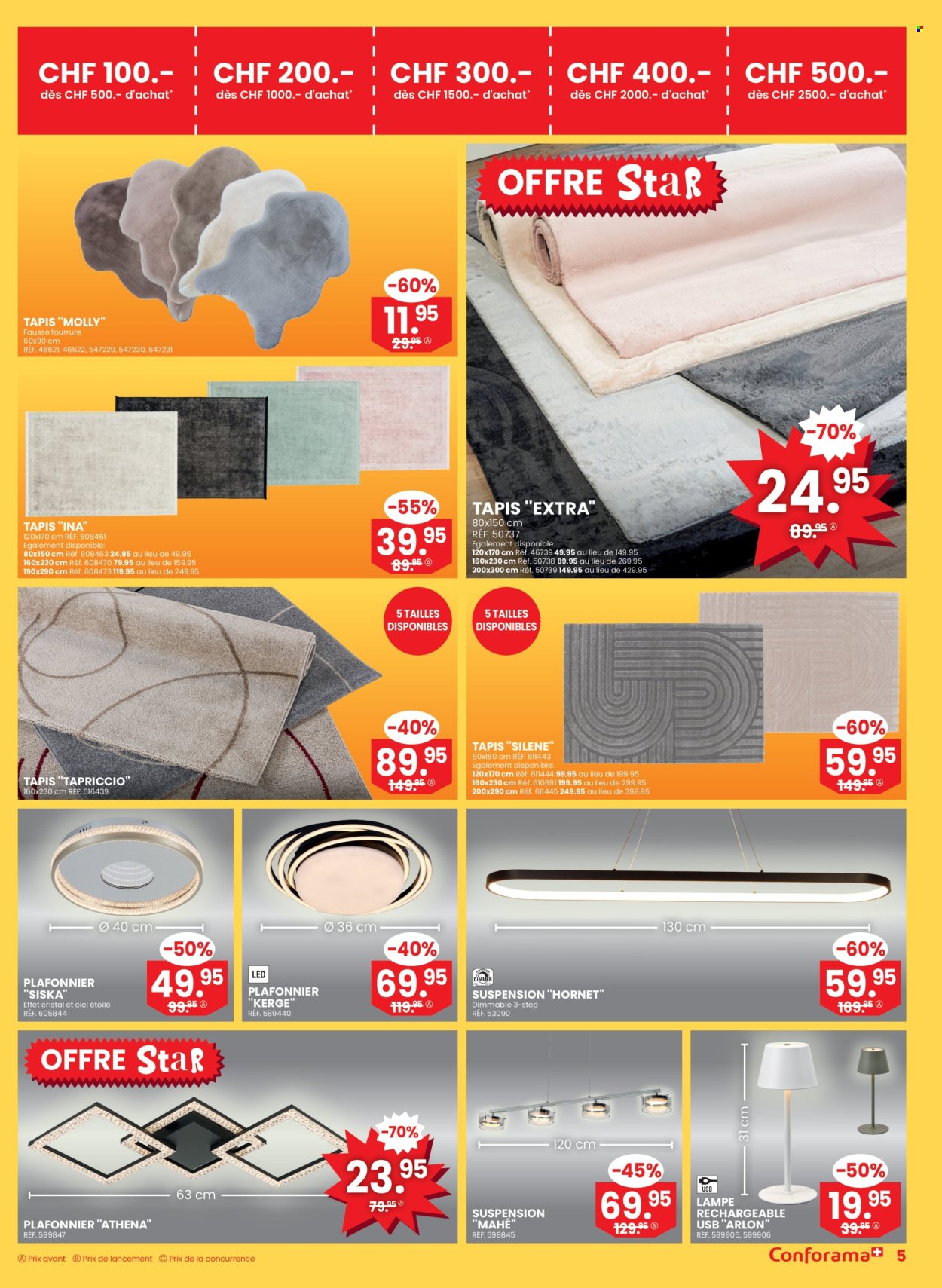 Volantino Conforama - 31.12.2025 - 13.1.2026. Pagina 5. Pagina 5