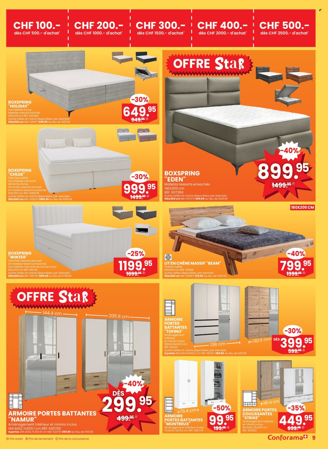 Volantino Conforama - 31.12.2025 - 13.1.2026. Pagina 9. Pagina 9