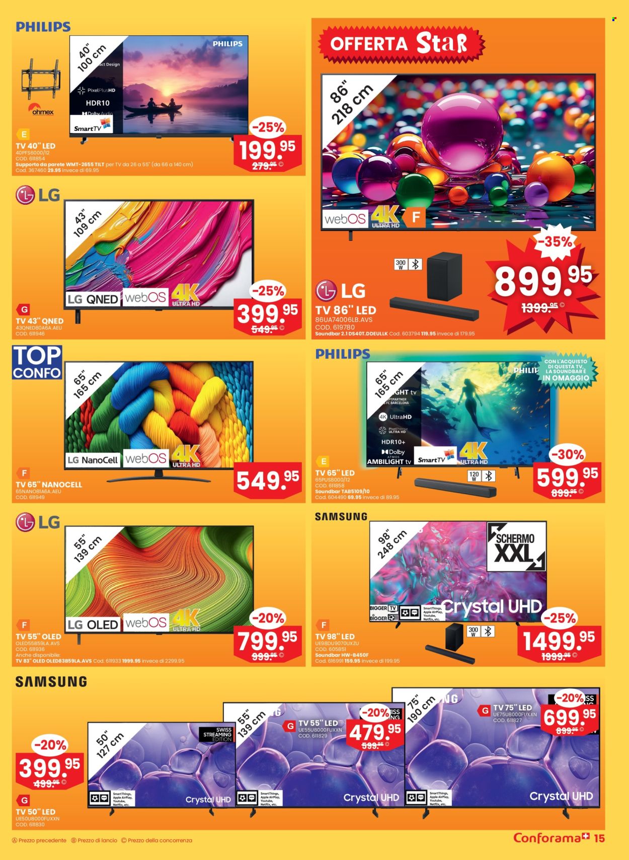 Volantino Conforama - 31.12.2025 - 13.1.2026. Pagina 15. Pagina 15
