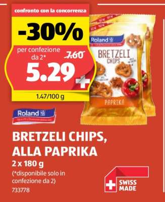 BRETZELI CHIPS, ALLA PAPRIKA