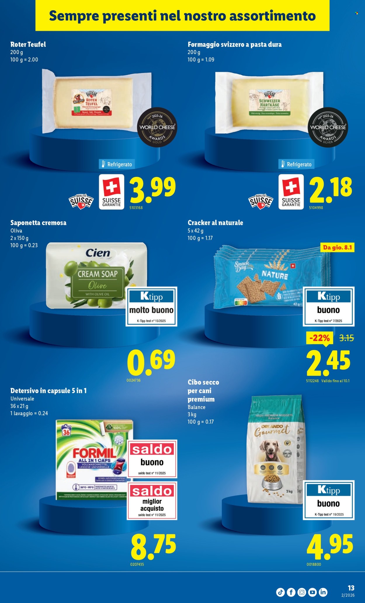Volantino Lidl - 8.1.2026 - 14.1.2026. Pagina 13. Pagina 13
