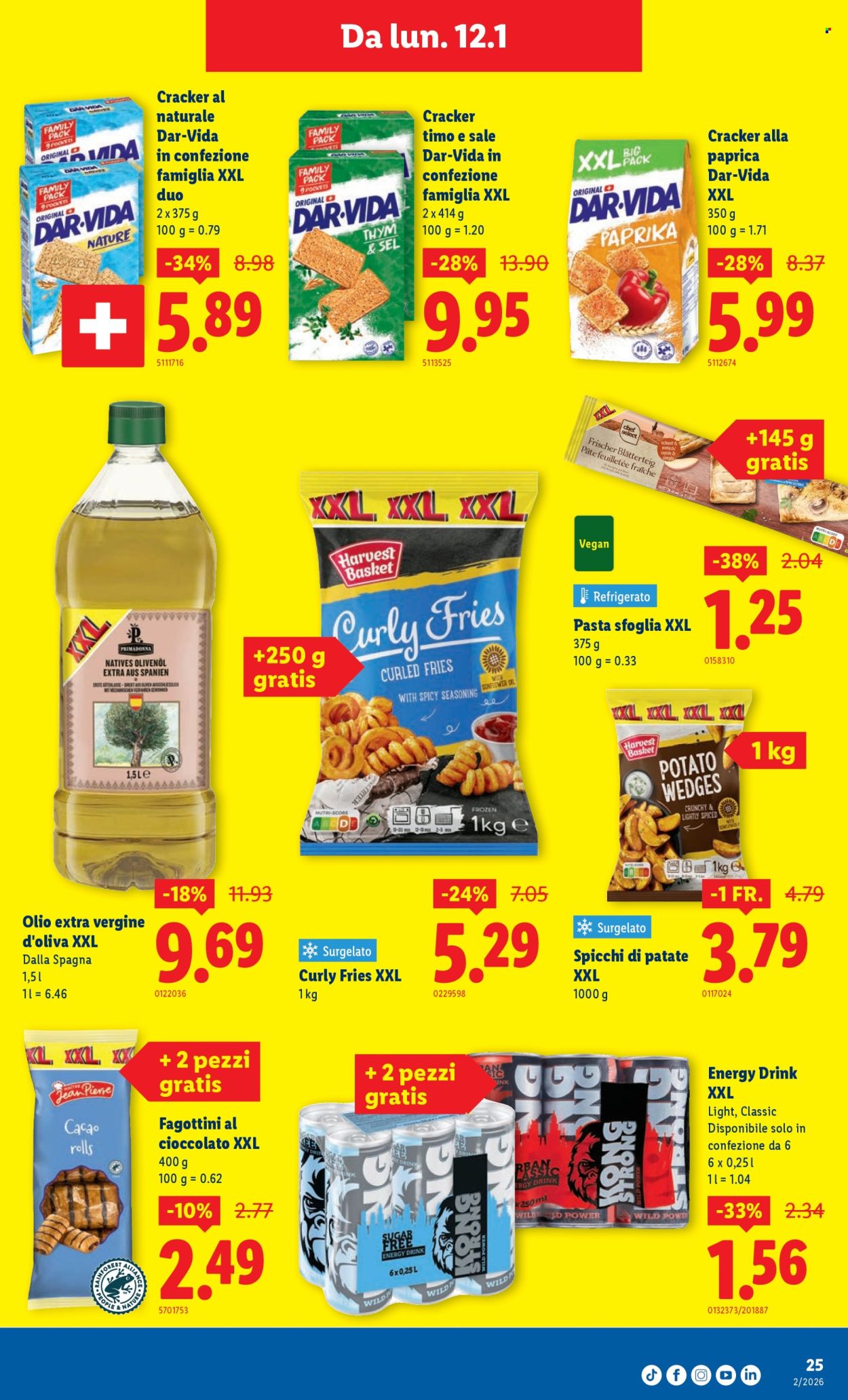 Volantino Lidl - 8.1.2026 - 14.1.2026. Pagina 25. Pagina 25