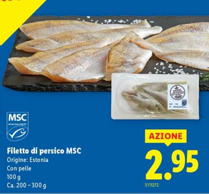 Filetto di persico MSC