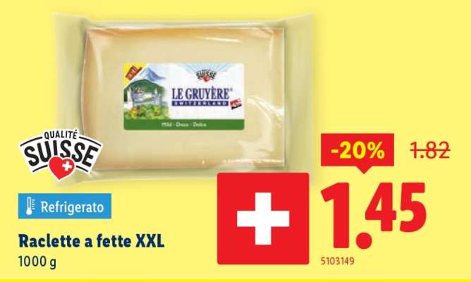 Raclette a fette XXL