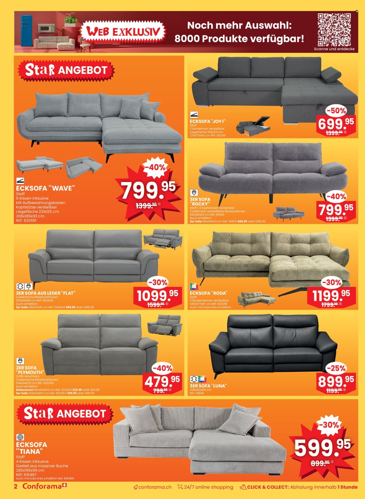 Volantino Conforama - 7.1.2026 - 20.1.2026. Pagina 2. Pagina 2