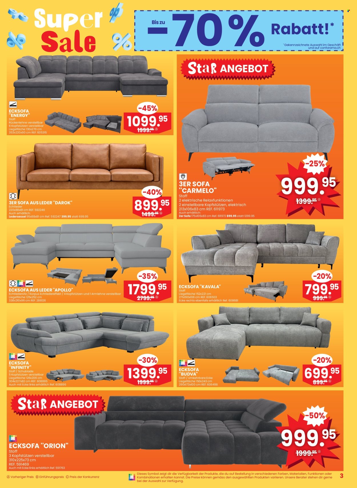 Volantino Conforama - 7.1.2026 - 20.1.2026. Pagina 3. Pagina 3