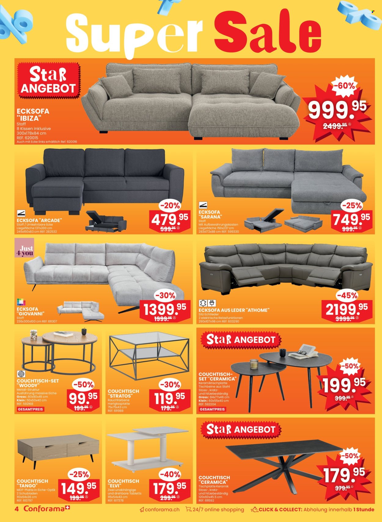 Volantino Conforama - 7.1.2026 - 20.1.2026. Pagina 4. Pagina 4