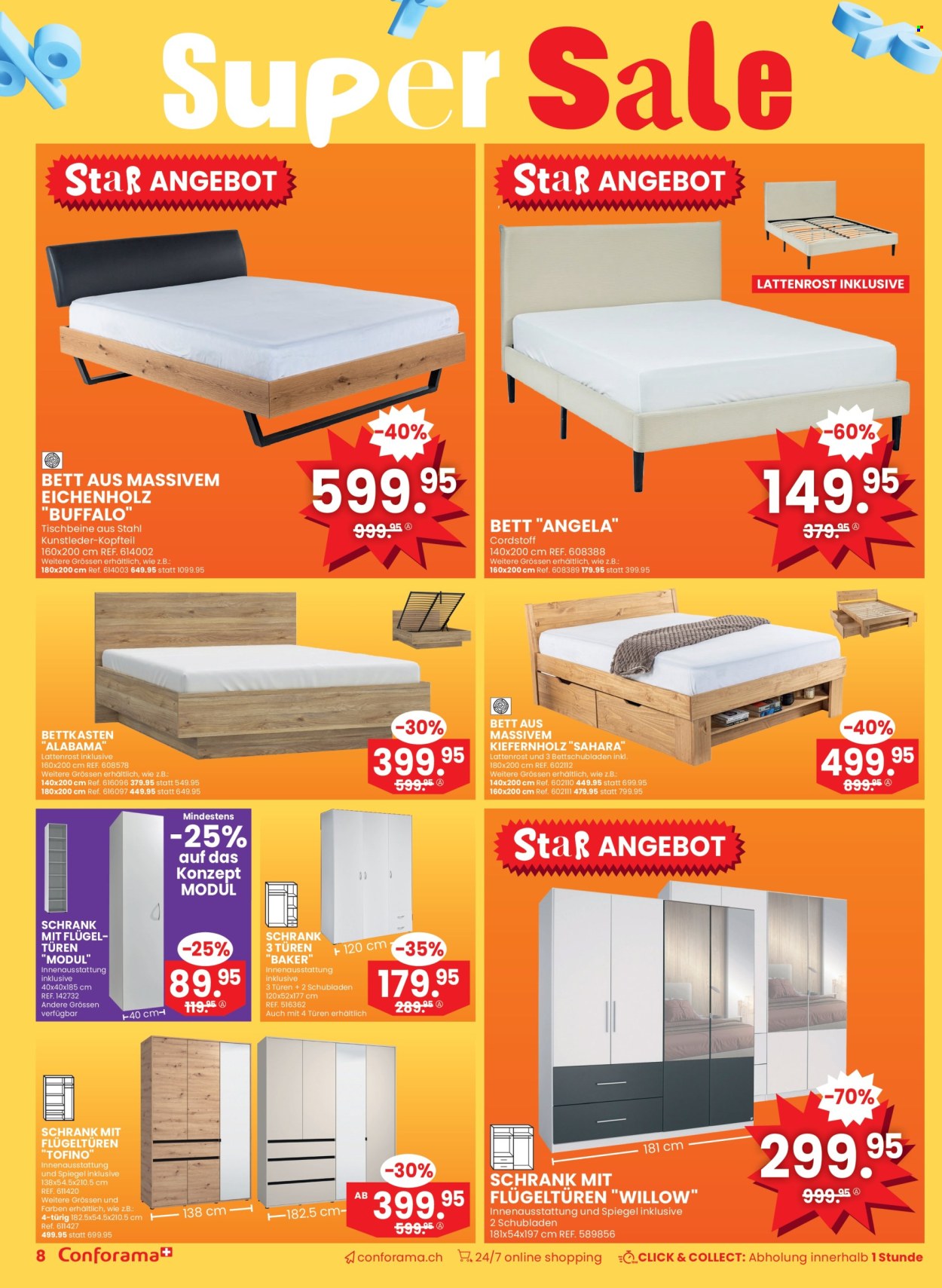 Volantino Conforama - 7.1.2026 - 20.1.2026. Pagina 8. Pagina 8