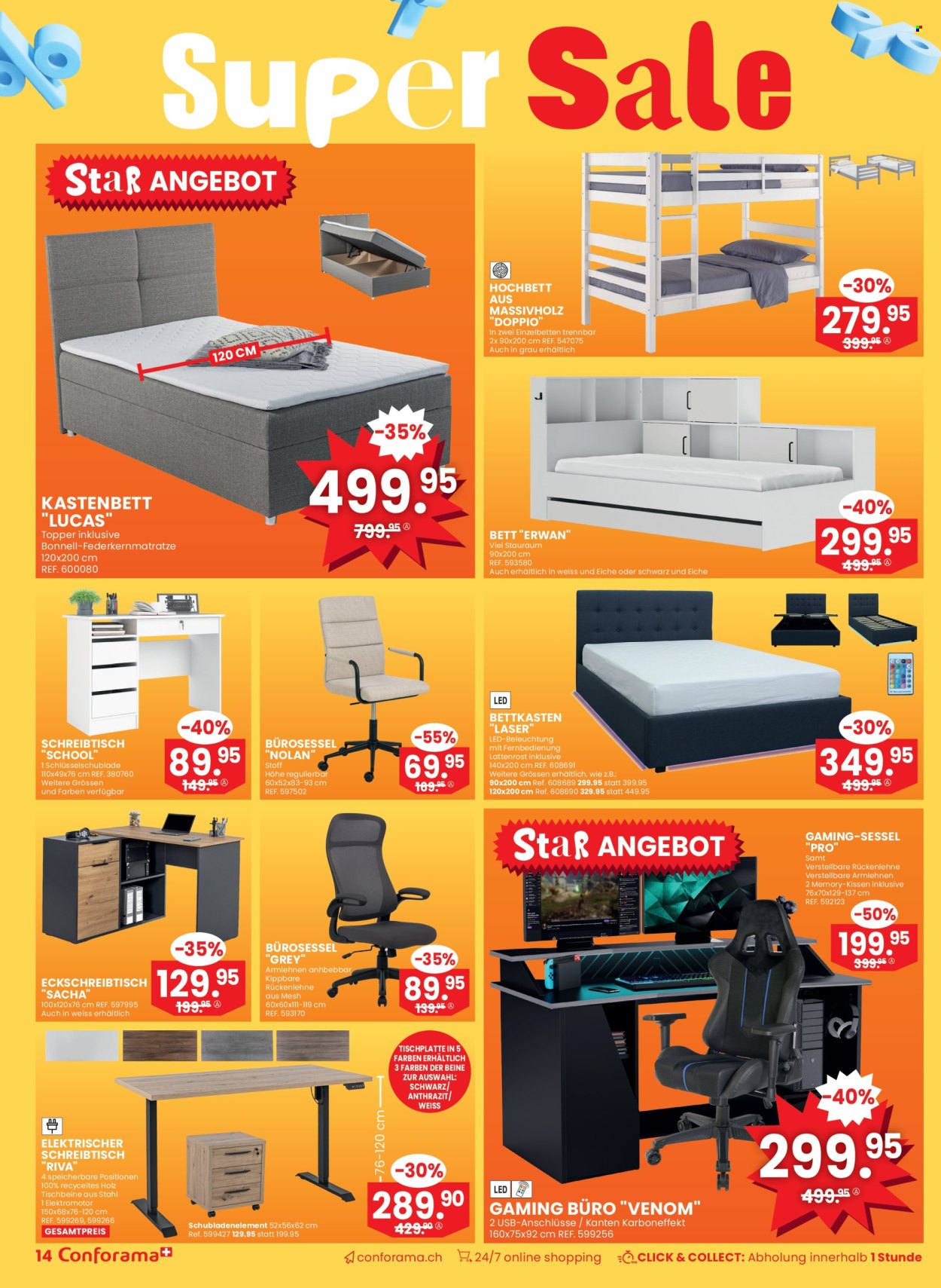 Volantino Conforama - 7.1.2026 - 20.1.2026. Pagina 14. Pagina 14