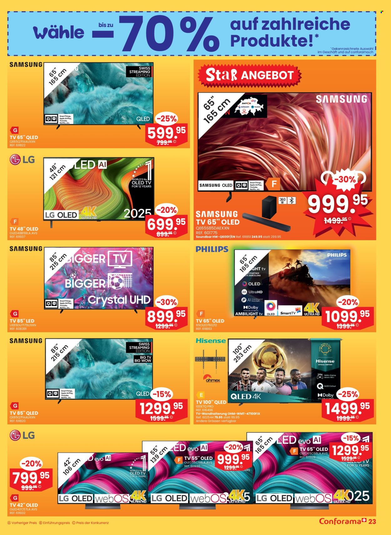 Volantino Conforama - 7.1.2026 - 20.1.2026. Pagina 23. Pagina 23